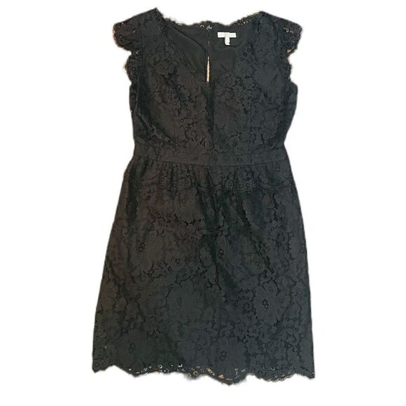 Joie Women's Lebanon cavier Black Lace Dress Sz S Like New MSRP $228 - Picture 3 of 7